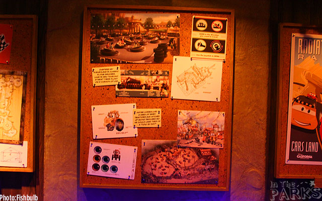 the road to cars land, Updated Blue Sky Cellar exhibit, The Road to Cars Land