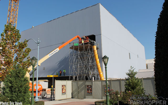 Transformers the ride show building at Universal Orlando