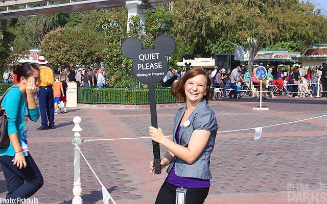 Saving Mr. Banks filming at Disneyland, California