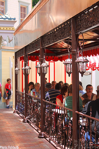 Disneyland Matterhorn, Disneyland Matterhorn, Carnation Cafe and Voices of Liberty News