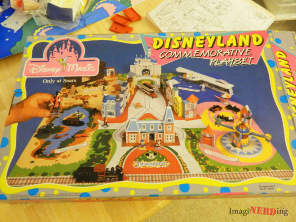 Details about   Marx Toy Sears Disneyland Play Set 1988 Street Mat Tomorrowland Frontierland 