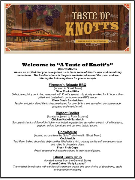 Knott's, Knott&#8217;s Berry Farm Puts A New Focus On Food