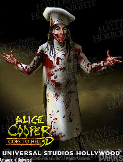 universal studios hollywood, Universal Studios Hollywood Hypes Up The Horror With Alice Cooper