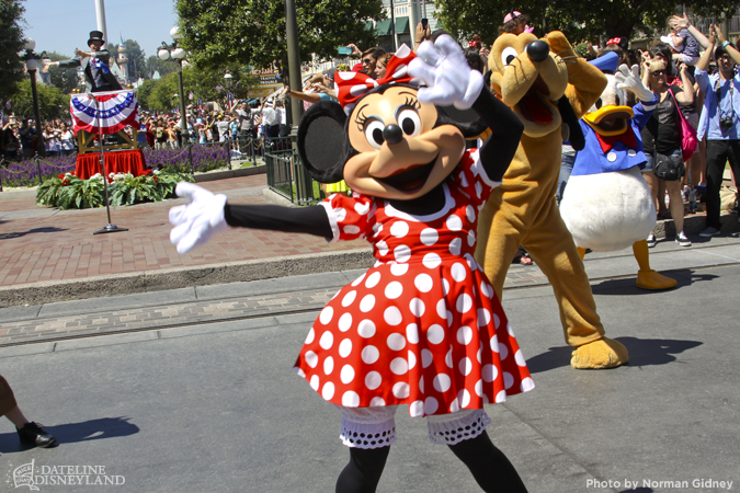 58th anniversary, Disneyland celebrates its 58th anniversary with characters and fireworks