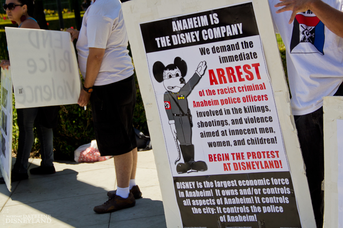 Anaheim protests, Bidding princesses faire-well as Anaheim protests move to Disneyland