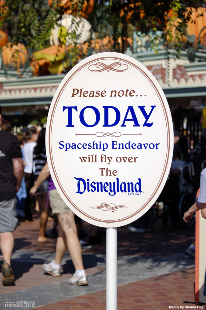endeavour, Space Shuttle Endeavour soars over California Adventure as Disneyland refurbishments continue