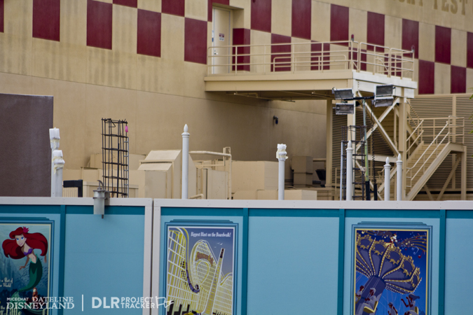 holidays, First signs of the holidays appear at Disneyland as construction projects continue