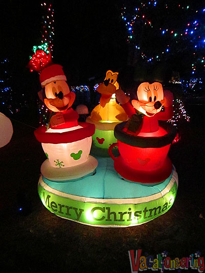 walt disney world, Fort Wilderness Campground Christmas Display at the Walt Disney World Resort